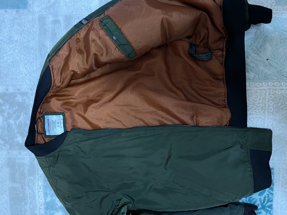 Yeşil Fermuarlı Kadın Street Wear Ceket - Görsel 2