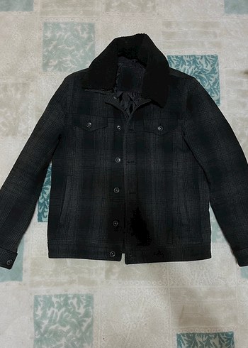 Gri Düğmeli Erkek Street Wear Ceket - Görsel 3