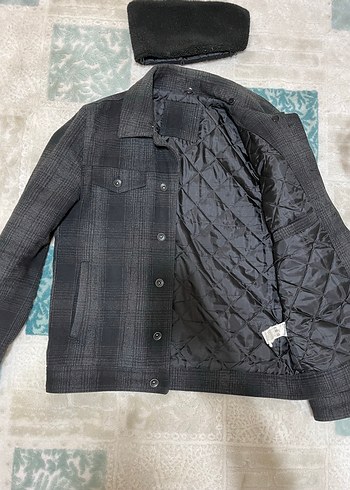 Gri Düğmeli Erkek Street Wear Ceket - Görsel 2