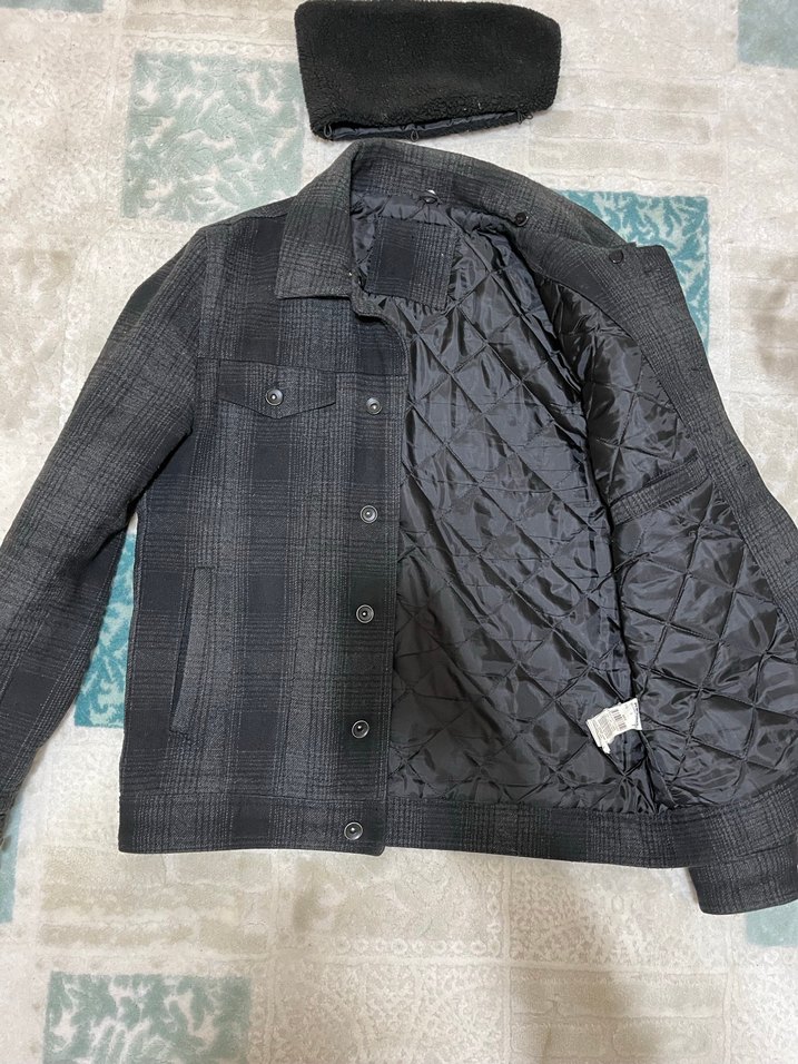 Gri Düğmeli Erkek Street Wear Ceket - Görsel 2