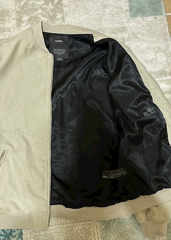 Gri Süet Fermuarlı Erkek Ceket - Görsel 2