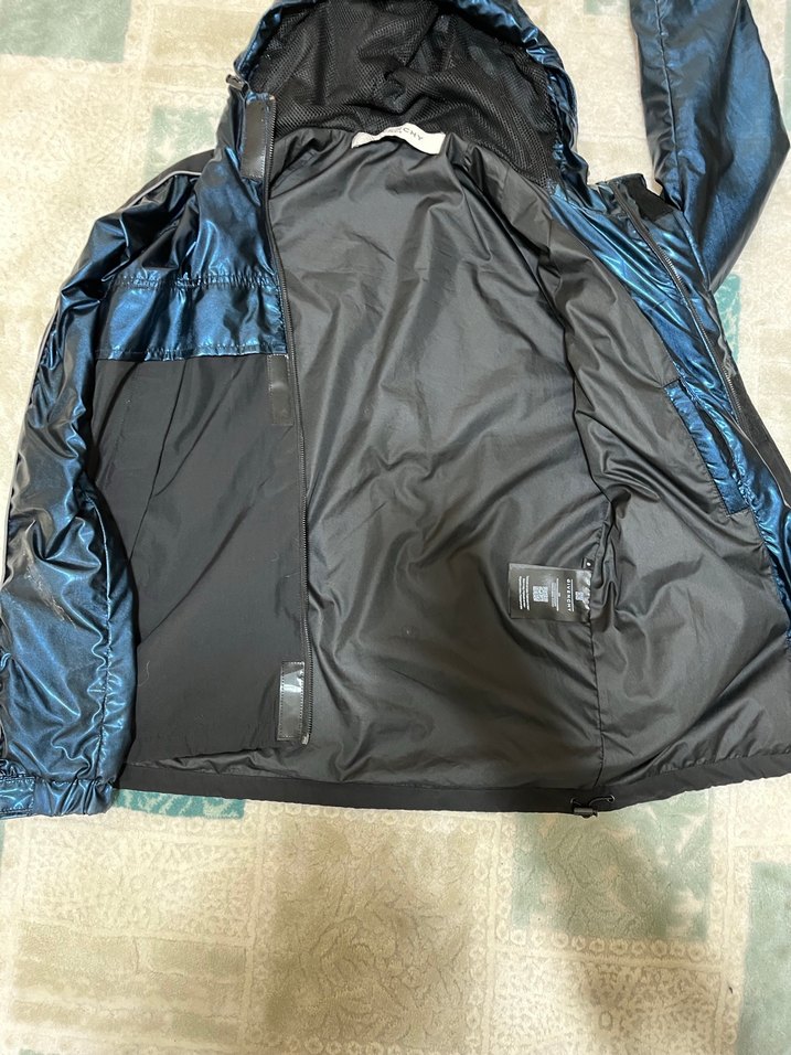 Kapüşonlu güzel mavi parlak - Görsel 4