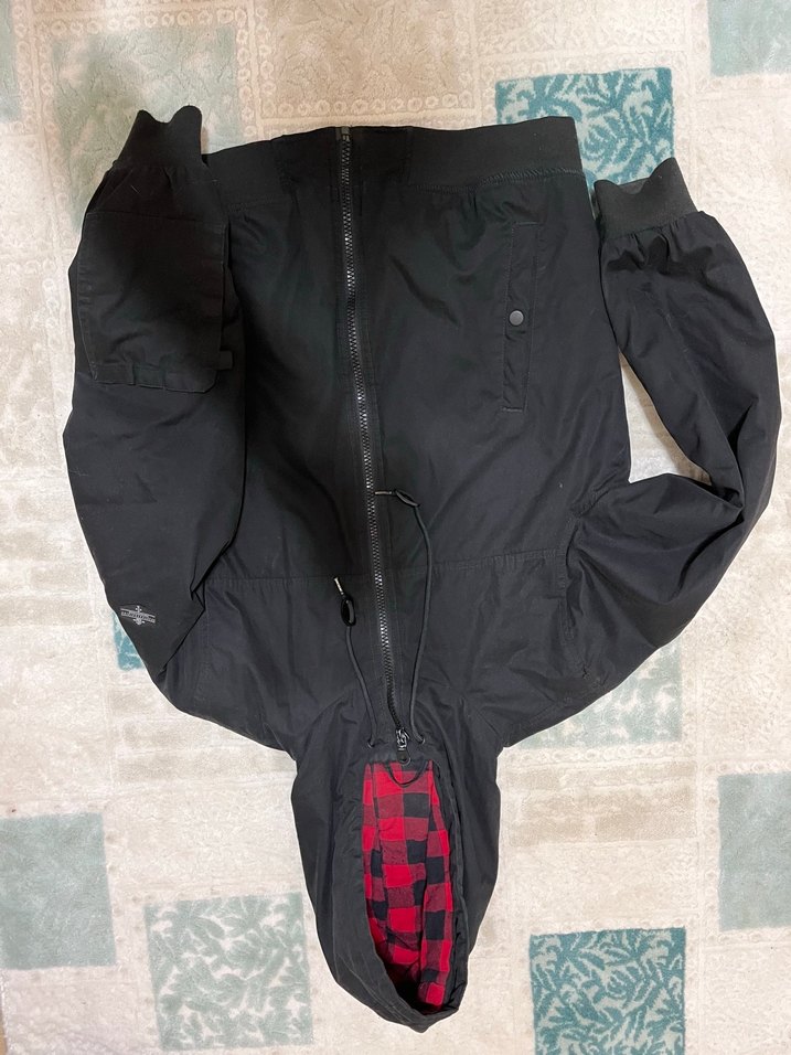 Kapüşonlu Siyah Erkek Çocuk Ceket - Görsel 2