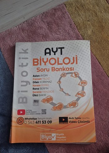 Biyotik AYT Biyoloji Soru Bankası