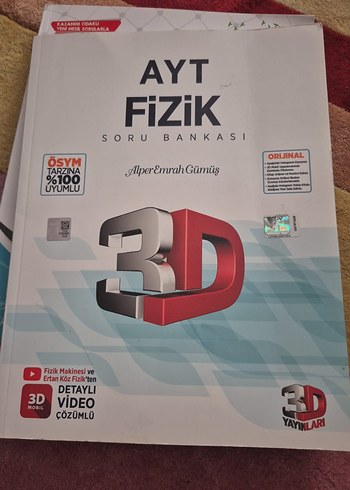 AYT Fizik 3D Soru Bankası