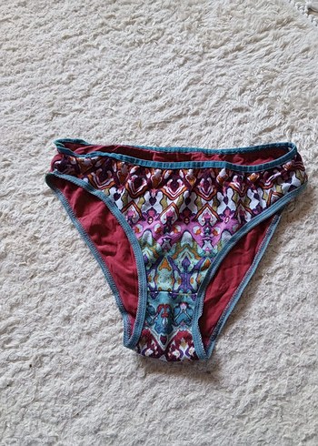 Bohem Çok Renkli Desenli Bikini Altı