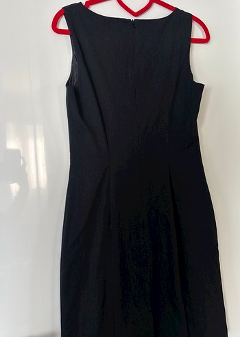 Siyah Kolsuz Uzun Elbise - Görsel 2