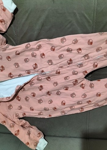 Kız Çocuk Fermuarlı Pembe Polar Pijama