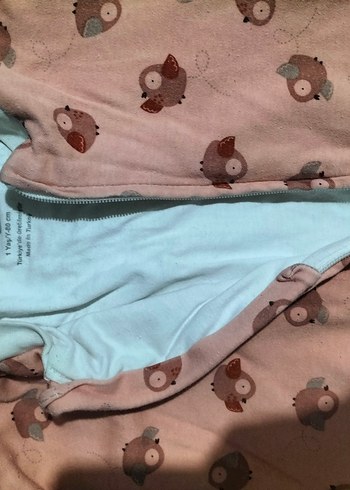 Kız Çocuk Fermuarlı Pembe Polar Pijama - Görsel 2