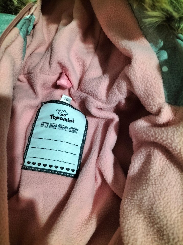 Gri Kürklü Bebek Tulumu - Görsel 2