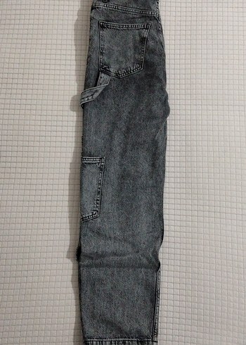 Koton Gri Loose straıght Fit Kot Pantolon