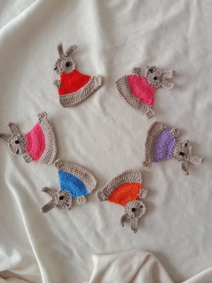 Tavşan motif 5 adet fiyatıdır - Görsel 3