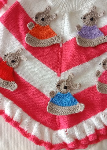 Renklidir Örgü Tavşan Süsleri Adet 20 tldir - Görsel 3