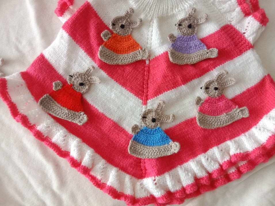 Renklidir Örgü Tavşan Süsleri Adet 20 tldir - Görsel 3