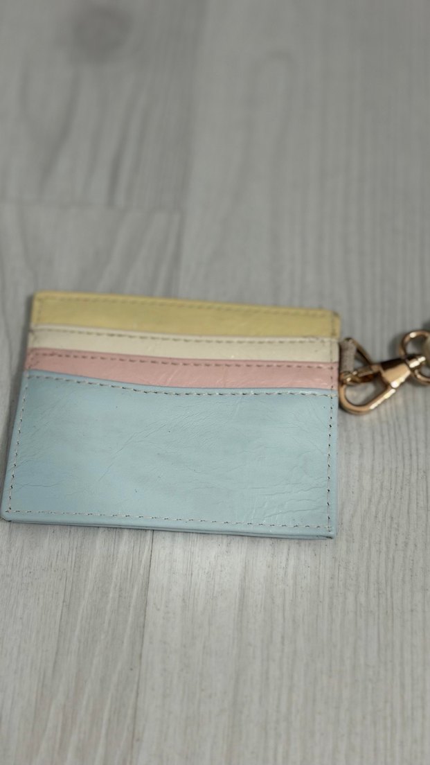 Bohem Çok Renkli Deri Kadın Cüzdan - Görsel 3