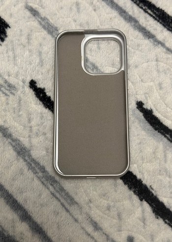 Gri Payetli Rock Punk Telefon Kılıfı - Görsel 2