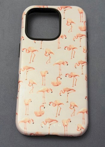 Pembe Flamingo Desenli Telefon Kılıfı - Görsel 2