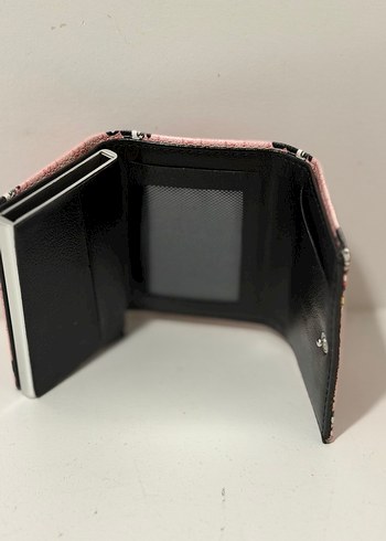 Mickey Mouse Baskılı Pembe Kadın Cüzdanı - Görsel 3