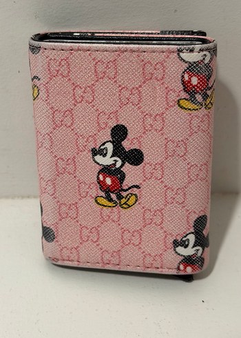 Mickey Mouse Baskılı Pembe Kadın Cüzdanı - Görsel 2