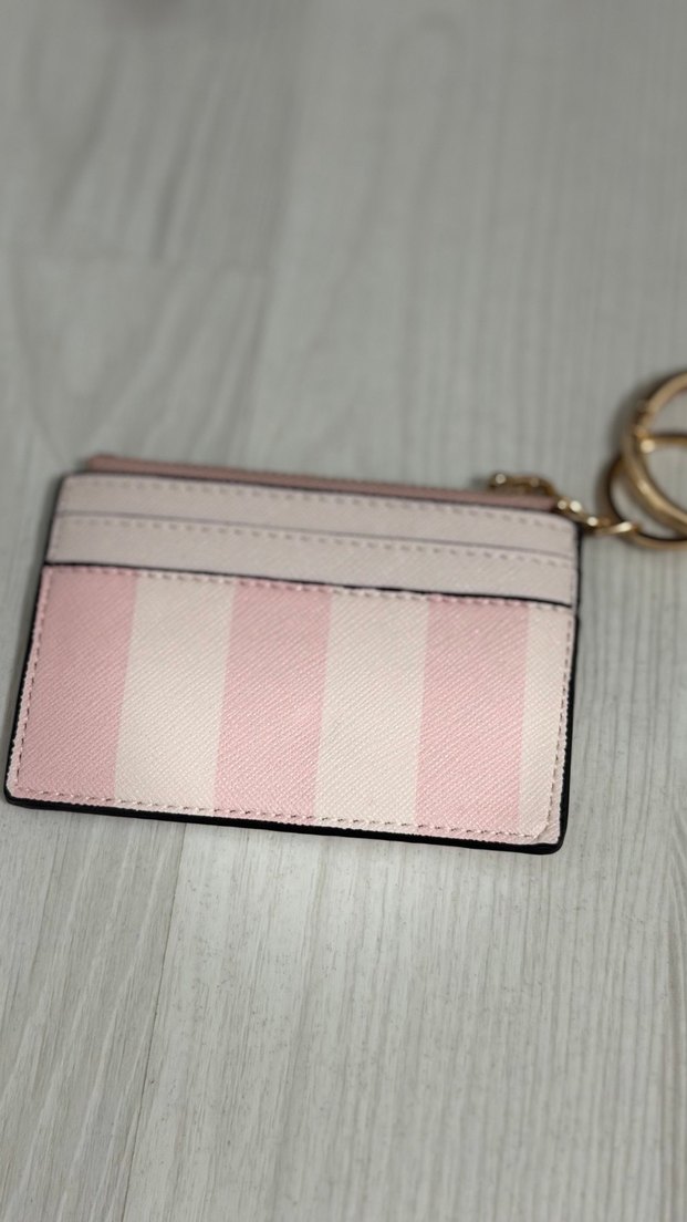 Pembe Deri Fermuarlı Kadın Cüzdanı - Görsel 2