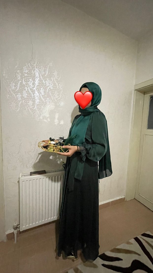 Tesettür abiye elbise - Görsel 3