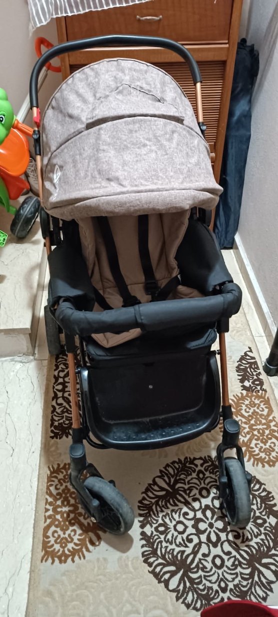 Gri Bebek Arabası - Görsel 4