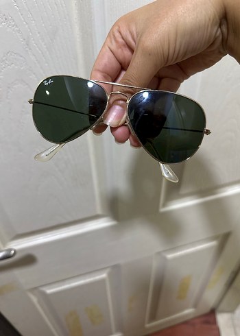 Şeffaf Altın Çerçeveli Rayban Güneş Gözlüğü - Görsel 4