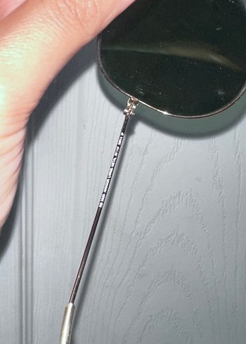 Şeffaf Altın Çerçeveli Rayban Güneş Gözlüğü - Görsel 8