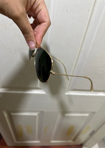 Şeffaf Altın Çerçeveli Rayban Güneş Gözlüğü - Görsel 7