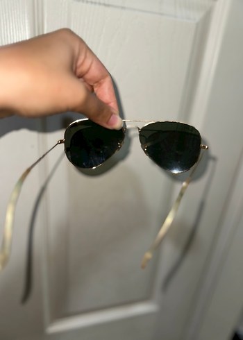 Şeffaf Altın Çerçeveli Rayban Güneş Gözlüğü - Görsel 6