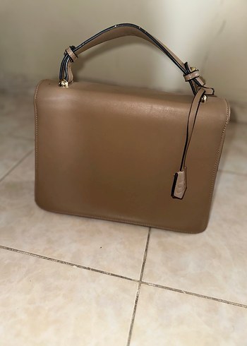 Bej Deri Balenciaga Kadın Çanta - Görsel 3