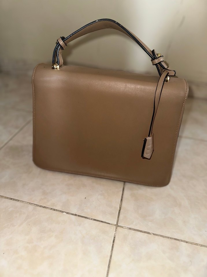 Bej Deri Balenciaga Kadın Çanta - Görsel 3