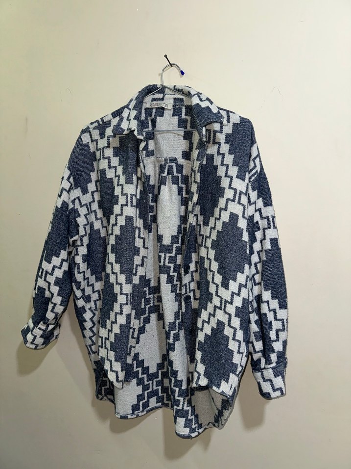 Bohem Uzun Kollu Salaş Gömlek - Görsel 2