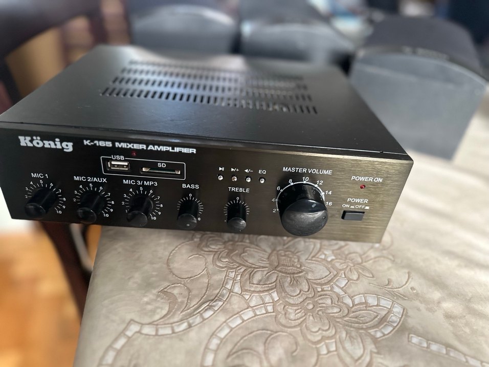 König KL-1200 Müzik Amfi Siyah - Görsel 4