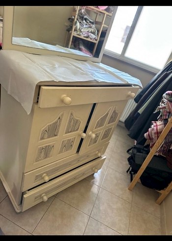 aynalı makyaj masası dolap - Görsel 5