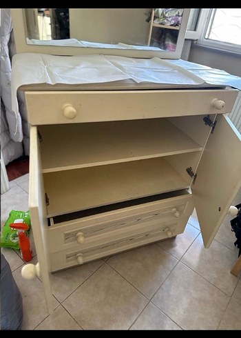 aynalı makyaj masası dolap - Görsel 7