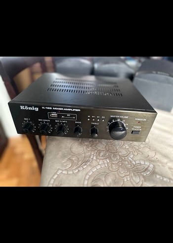 König KL-1200  Siyah Müzik Sistemi Amplifikatörü - Görsel 4