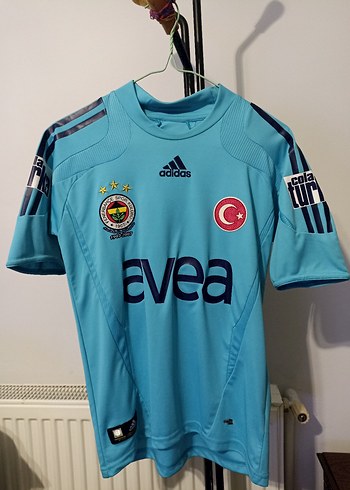 Fenerbahçe Adidas Turkuaz Kısa Kollu Spor Forma-Orjinal