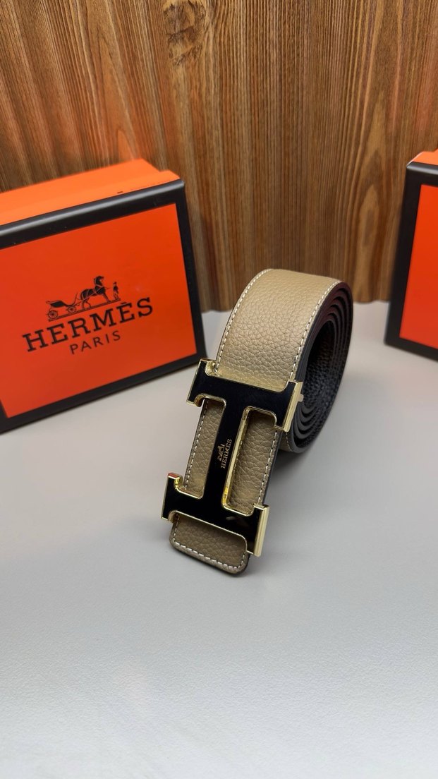 Hermes Deri Tokalı Kadın Kemer - Görsel 3