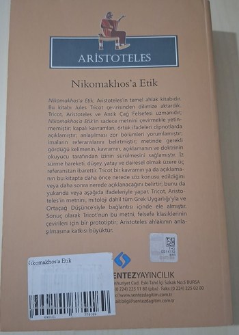 Aristoteles - Nikomakhos'a Etik Kitabı - Görsel 2