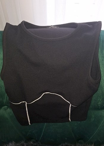 River Island Siyah Kadın Kolsuz Atlet