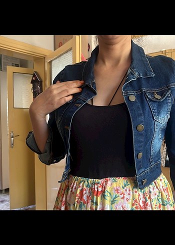 Kot ceket crop