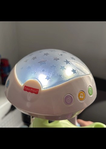 Fisher Price Yeşil Işıklı Müzikli Bebek Döner Oyuncak