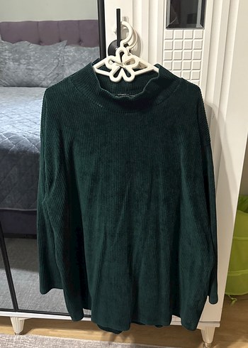 Kadın Yeşil 2li takım kadife - Görsel 5