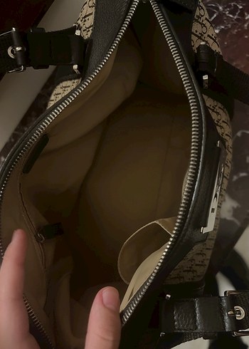  Beden kahverengi Renk Dior Orijinal vintage trotter boston bag