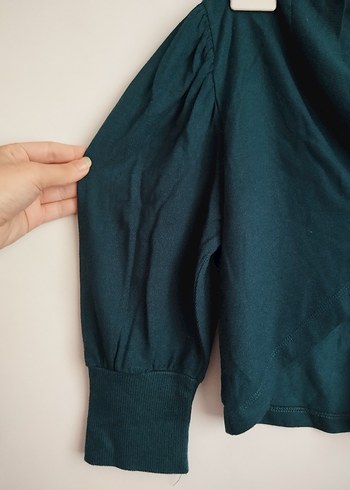 Vintage Yeşil Bolero - Görsel 3