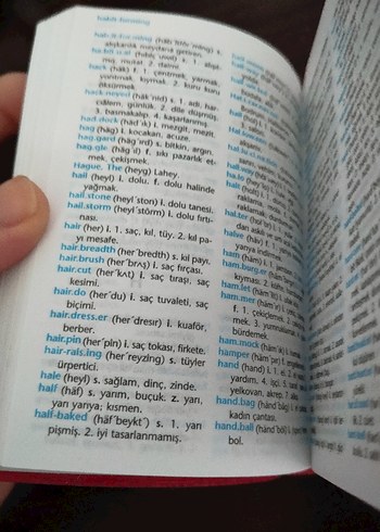Redhouse İngilizce-Türkçe Cep Sözlüğü - Görsel 4