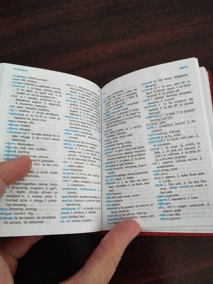 Redhouse İngilizce-Türkçe Cep Sözlüğü - Görsel 5