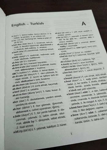 Redhouse İngilizce-Türkçe Sözlük - Görsel 3