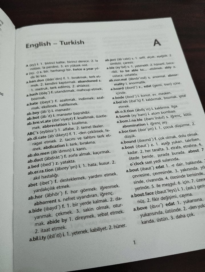 Redhouse İngilizce-Türkçe Sözlük - Görsel 3